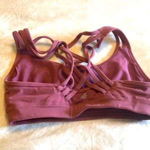 Mauve Athleta Sports Bra